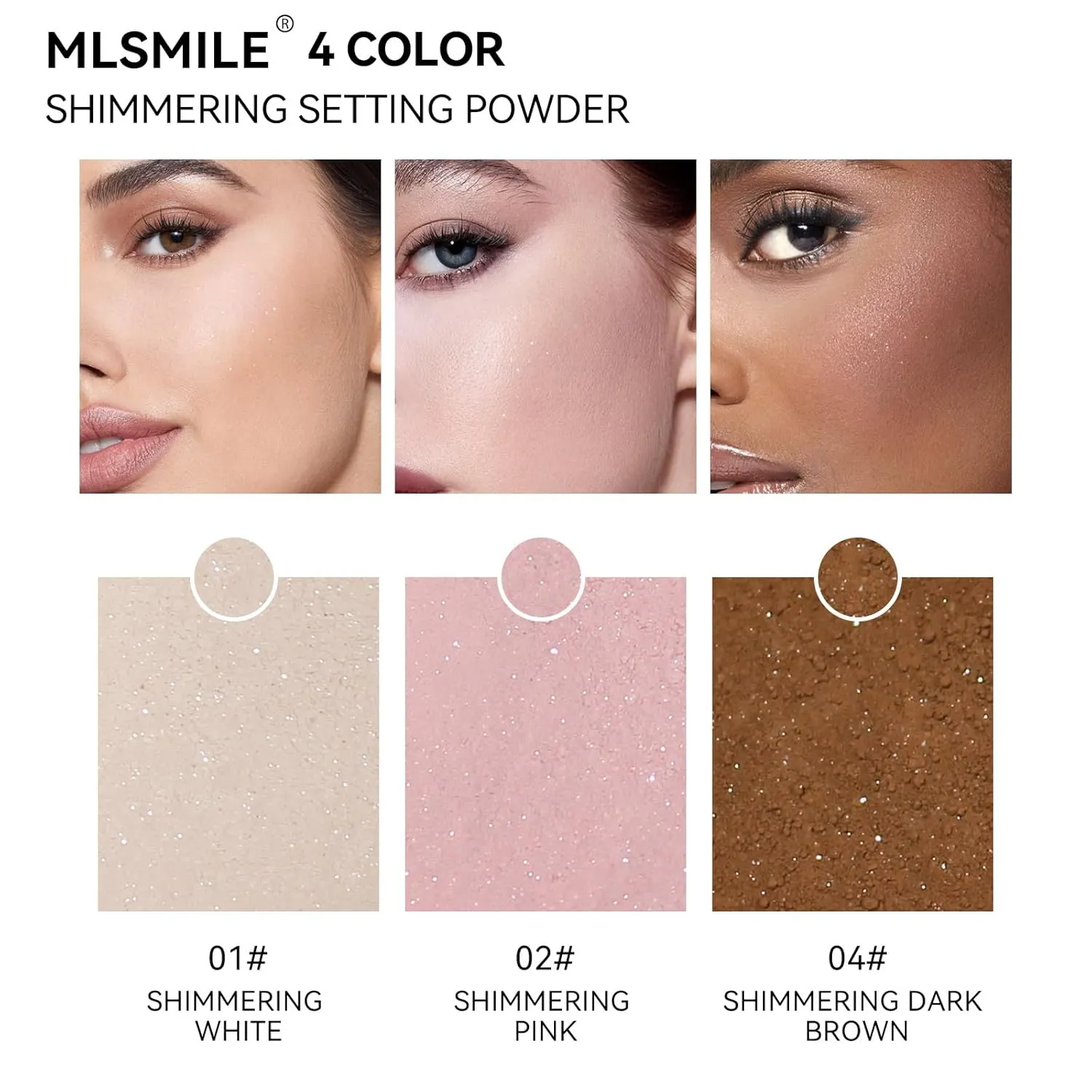 Light Naked Honey Powder Foundation, Matte Finish, Oil Control, Sweatproof, Makeup Setting Powder (1)