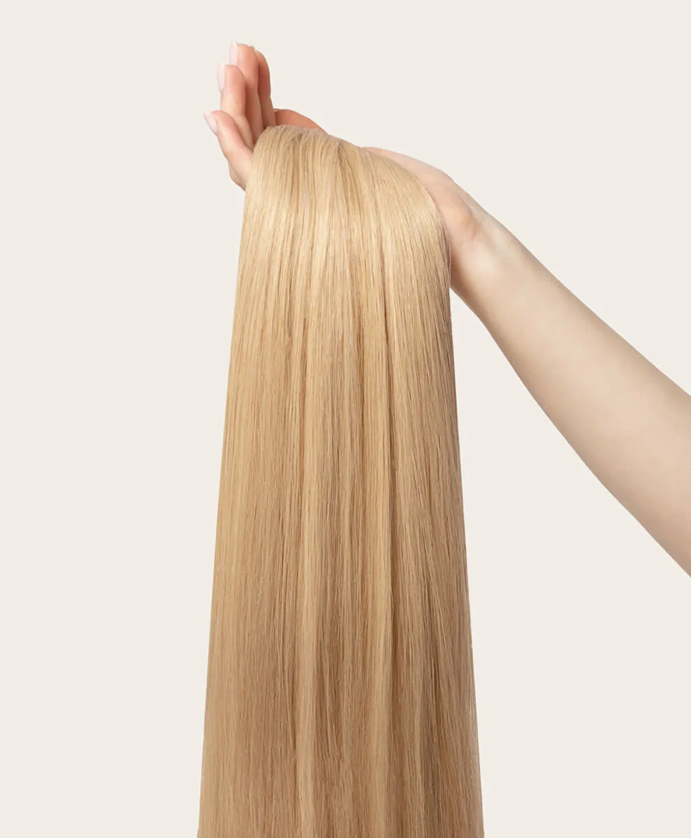 Light Sandy Blonde, 20" Volumiser Quad Clip-In Weft, #24 | 45g