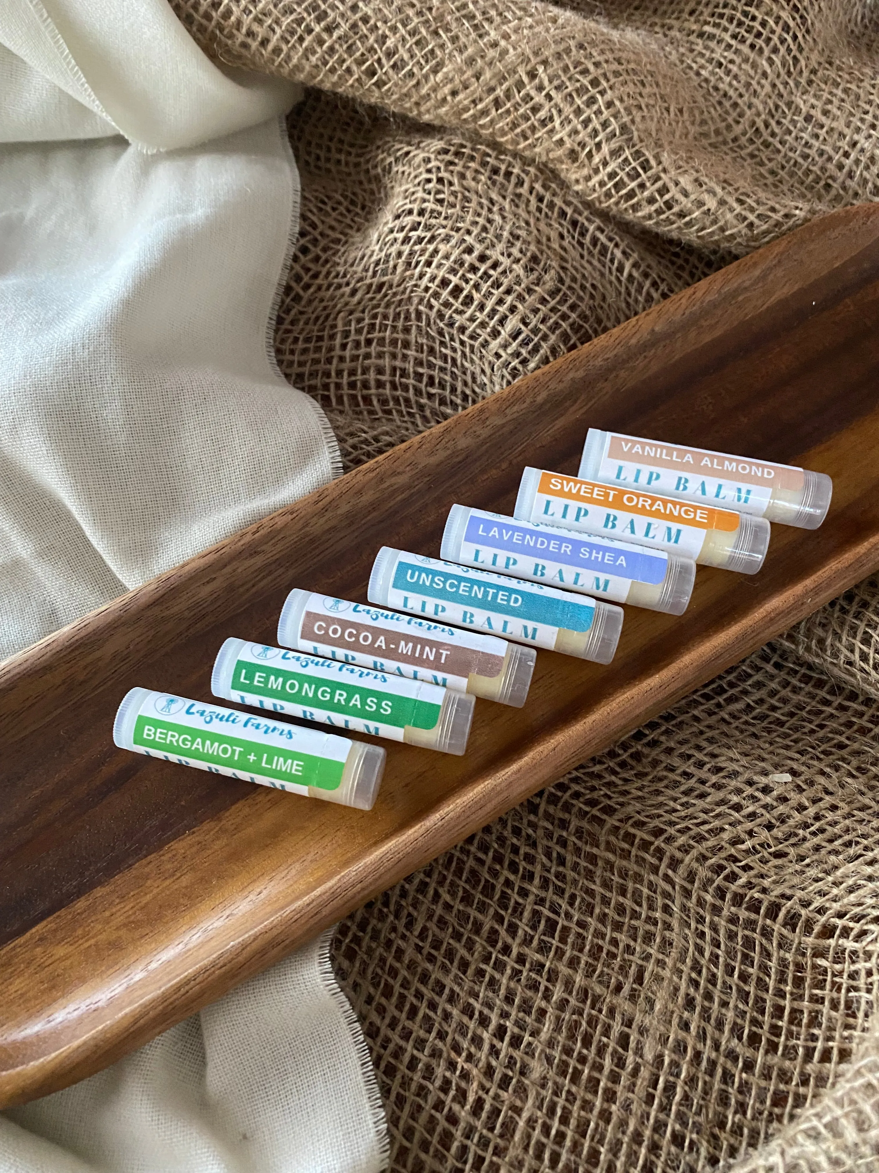 Lime and Bergamot Lip Balm  | Shea Butter   Tallow   Beeswax | Natural Lip Moisturizer