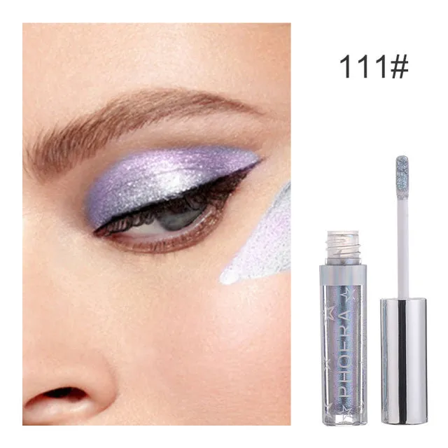 liquid eyeshadow metallic diamond shaped palette
