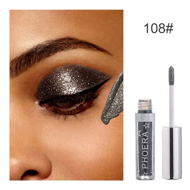 liquid eyeshadow metallic diamond shaped palette