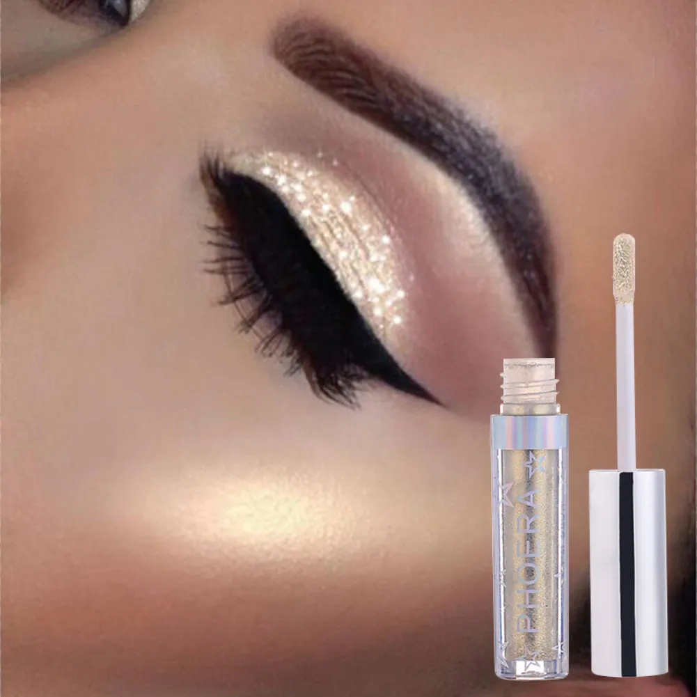 liquid eyeshadow metallic diamond shaped palette