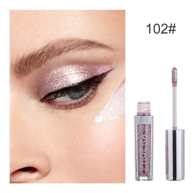 liquid eyeshadow metallic diamond shaped palette