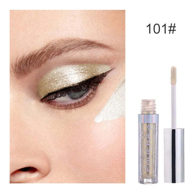liquid eyeshadow metallic diamond shaped palette