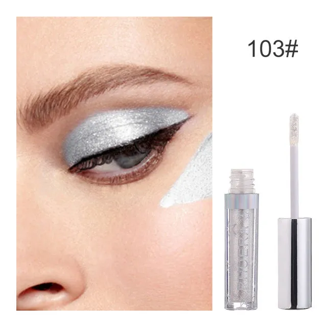 liquid eyeshadow metallic diamond shaped palette