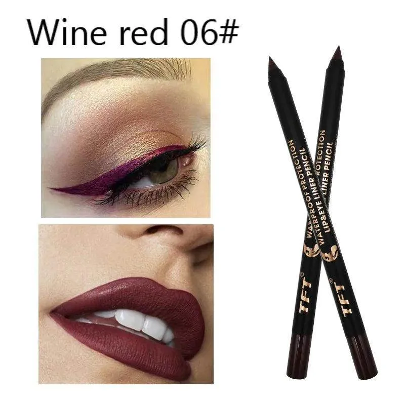 Long Lasting Eyeliner Pencil Waterproof Blue Black White