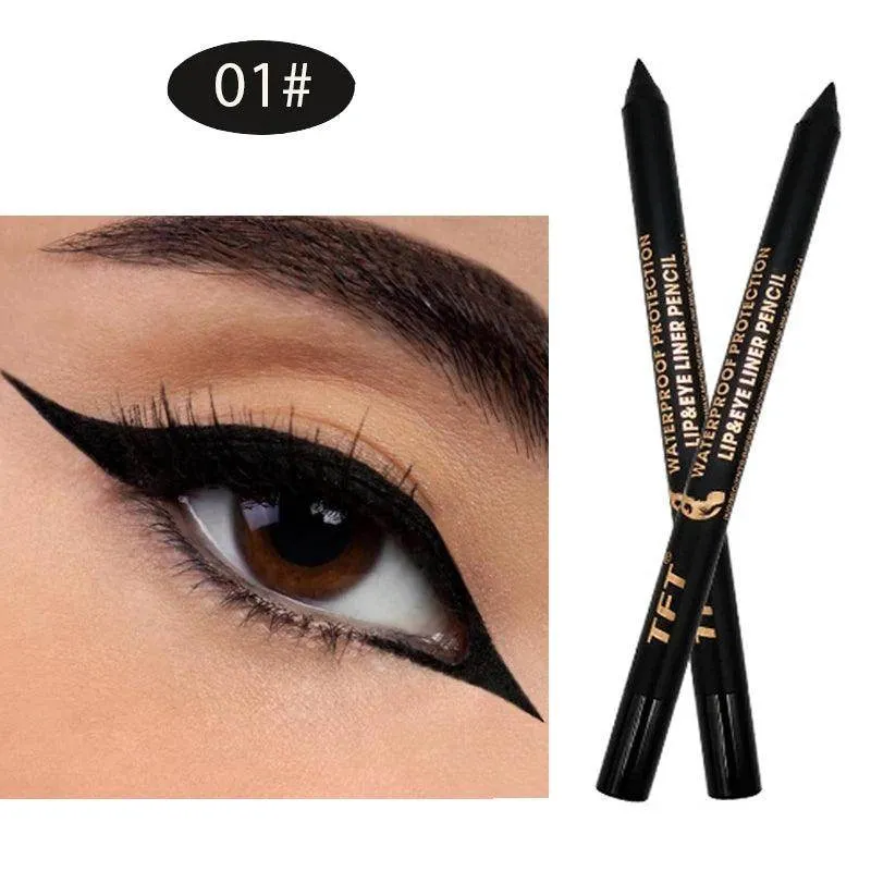 Long Lasting Eyeliner Pencil Waterproof Blue Black White