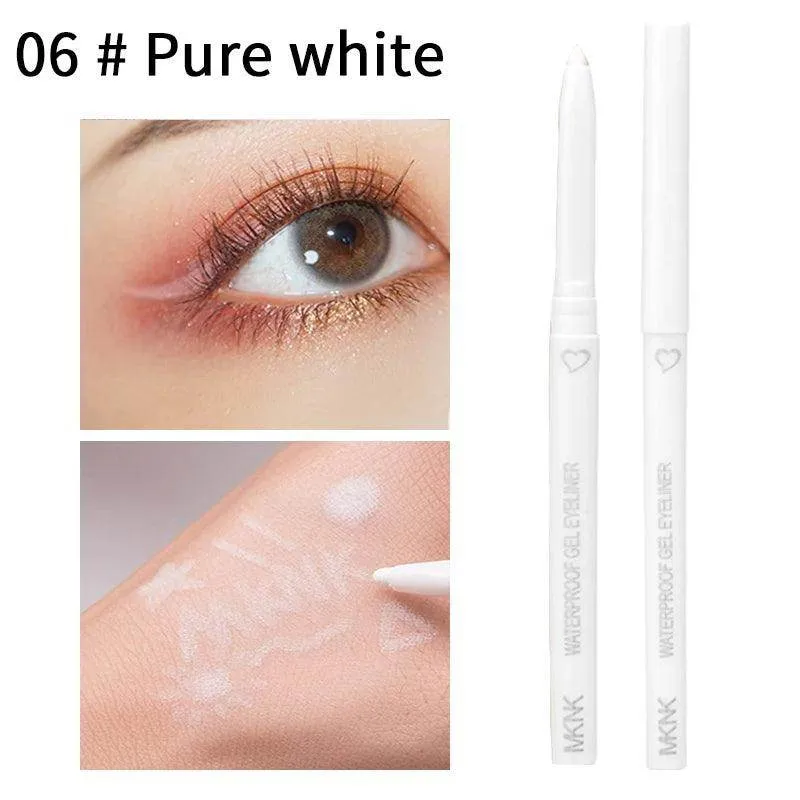Long Lasting Eyeliner Pencil Waterproof Blue Black White