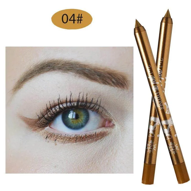 Long Lasting Eyeliner Pencil Waterproof Blue Black White