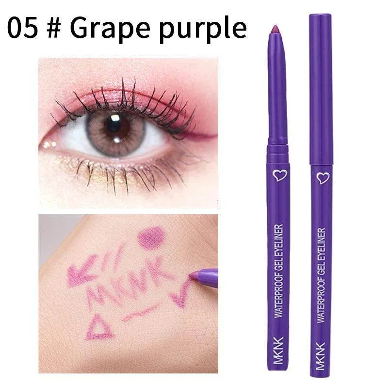 Long Lasting Eyeliner Pencil Waterproof Blue Black White