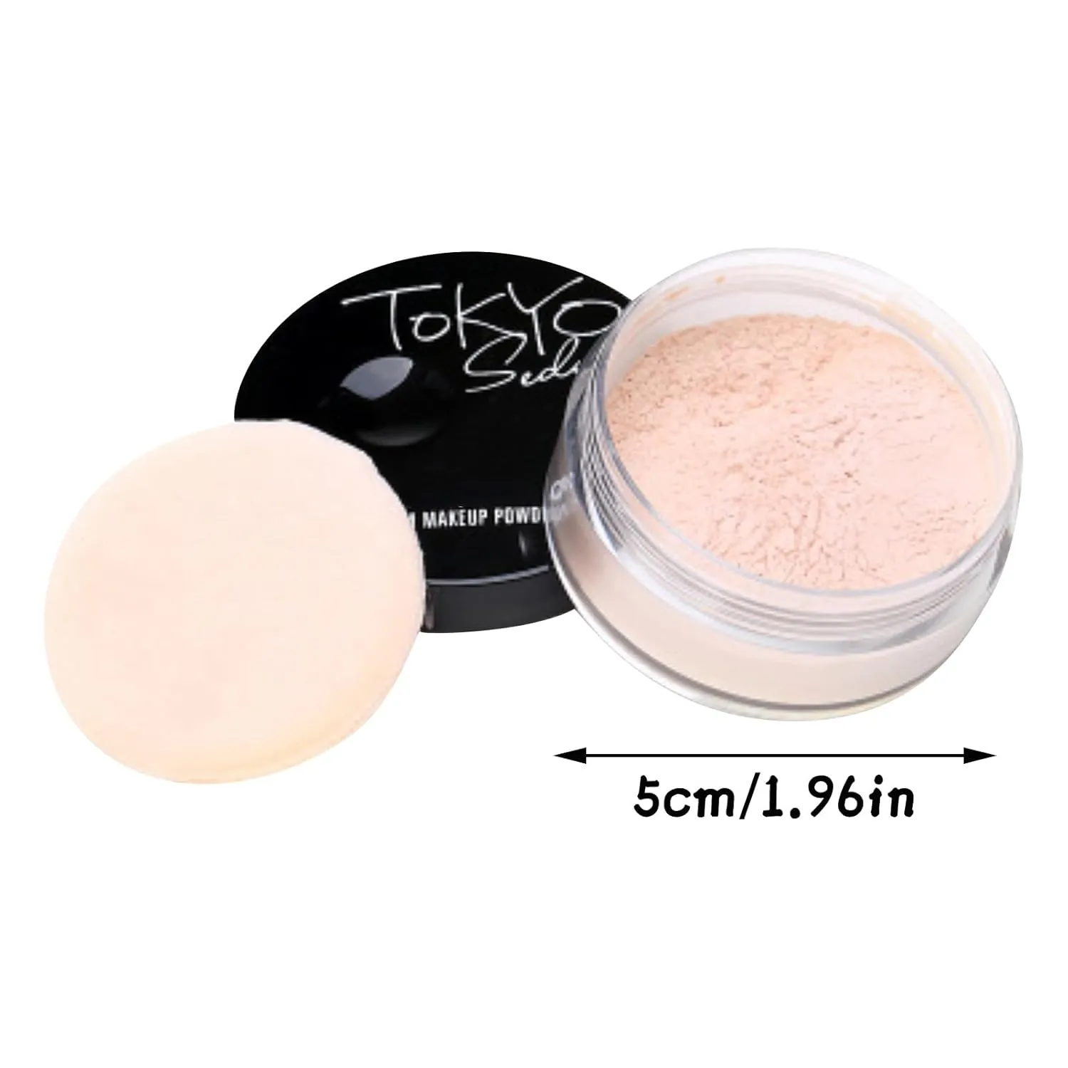 Loose Setting Powder, Waterproof, Matte, Oil Control, Shine Free, Talc-Free Face Powder Makeup, 24H Longwear Finishing Powder, Translucent For Dry,Loose Setting Powder (1# Light Purple, 80g)