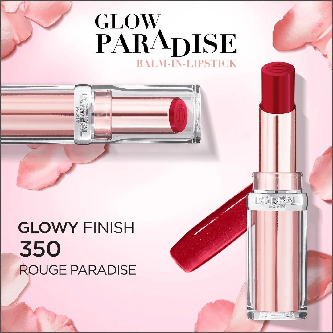 L'Oréal Paris Color Riche Glow Paradise Balm In Lipstick 350 Rouge Paradise