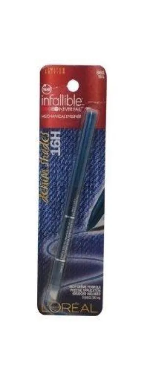 L'oreal Infallible Never Fail 16hr Eyeliner * 561 Teal * Denim Shades Lmtd. Edtn