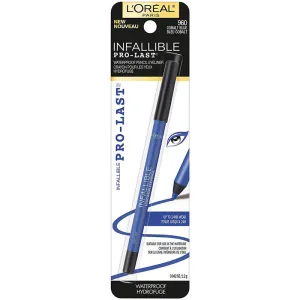 L'OREAL - Infallible, Pro-Last Waterproof Pencil Eyeliner, Cobalt Blue - 0.042 oz. (1.2 g)