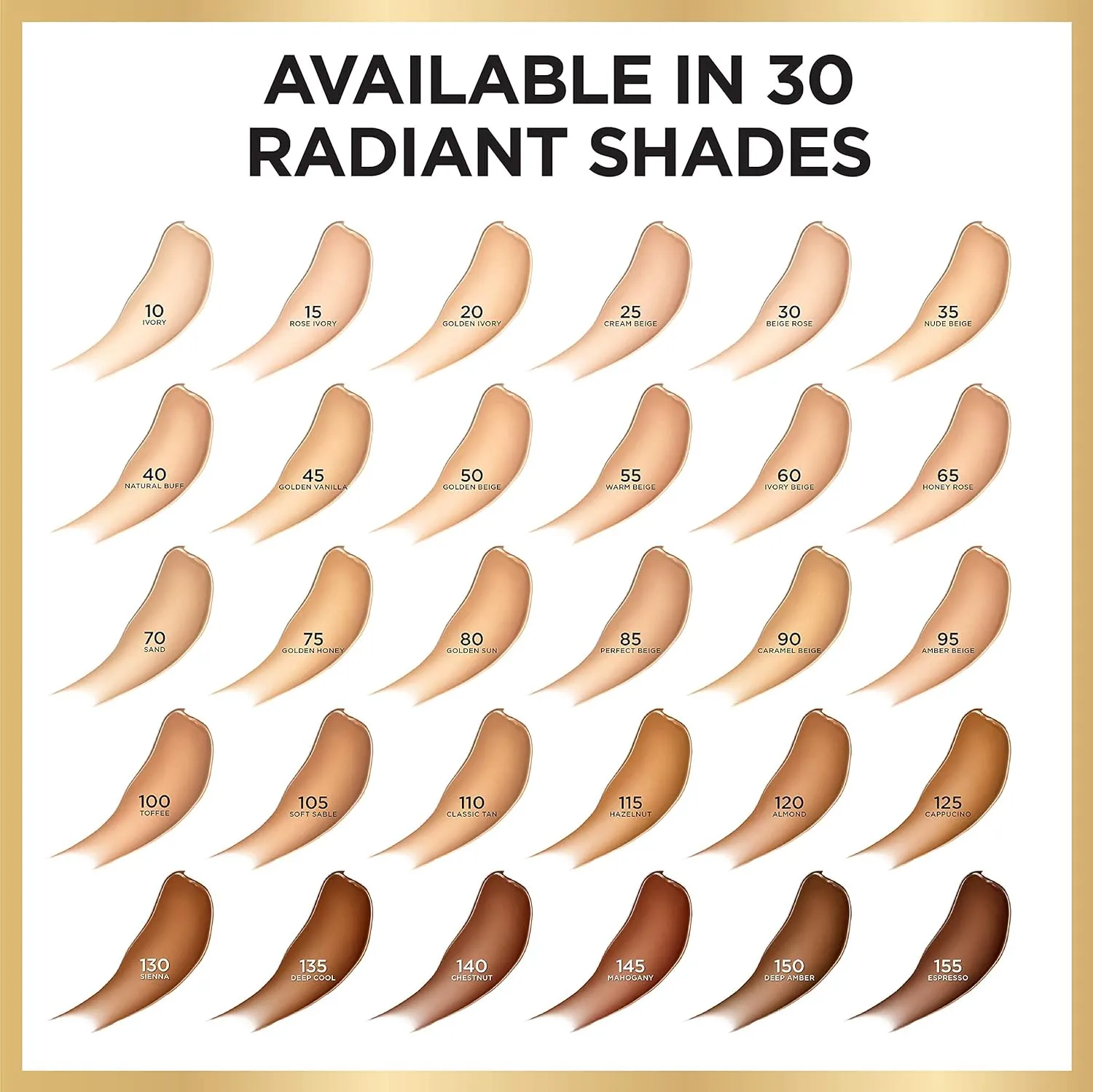 L'Oreal Paris Age Perfect Radiant Serum Foundation with SPF 50, Golden Vanilla, 1 fl. oz.