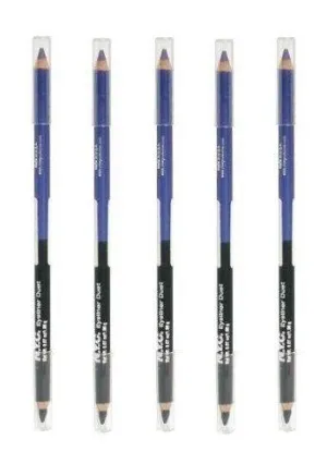 Lot Of 5 - Nyc Eye Liner Duet Pencil #886 Through The Storm