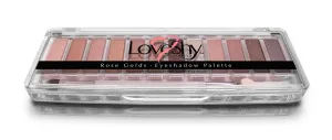 LoveShy Cosmetics Rose Gold 12 Shade Eyeshadow Palette