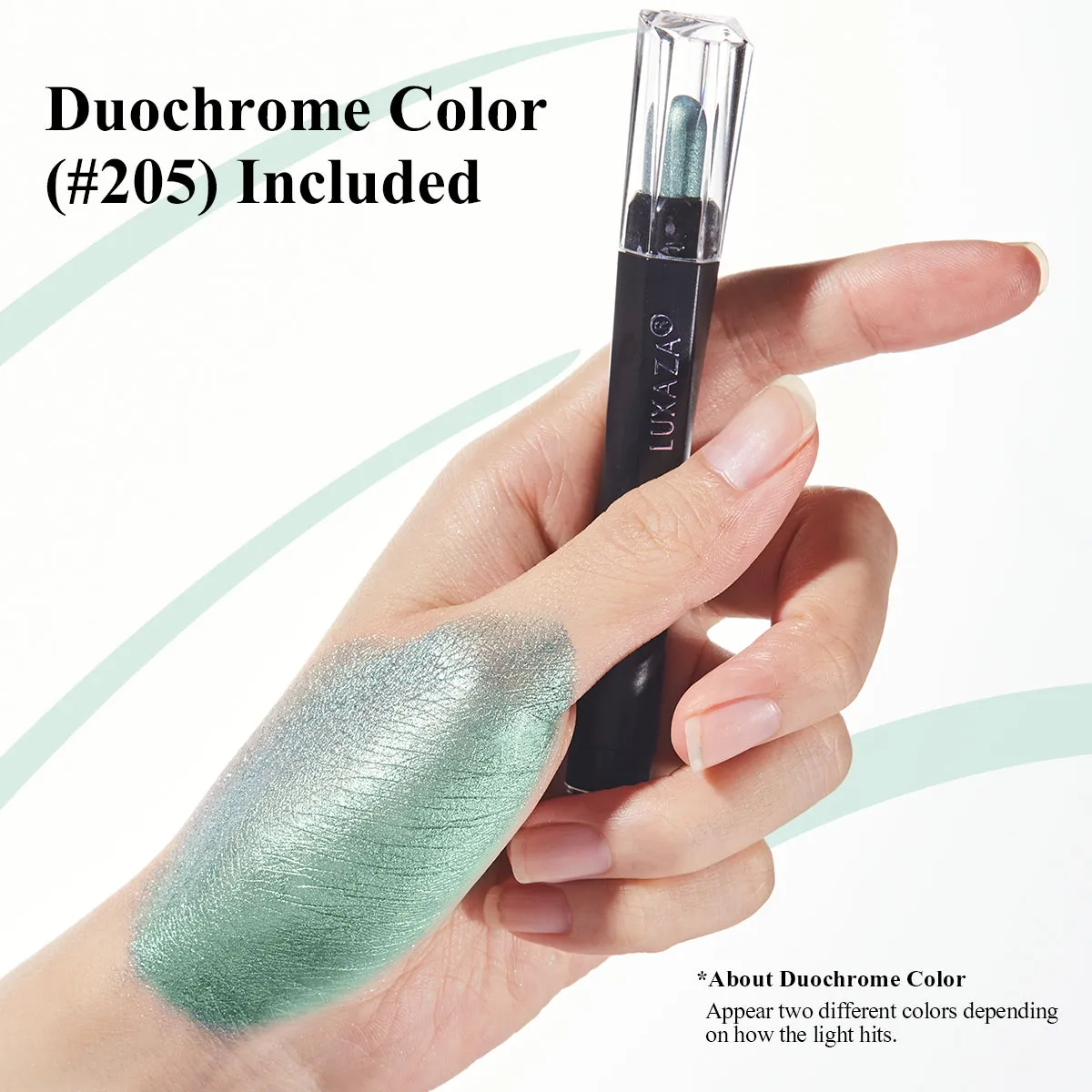 Luxaza - Multichrome Eyeshadow Stick #205 - Green Sheen