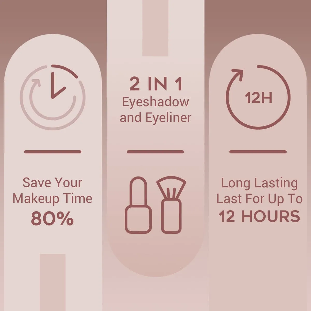 Magic Color Eyeshadow Stick-#01-Cameo Pink Matte