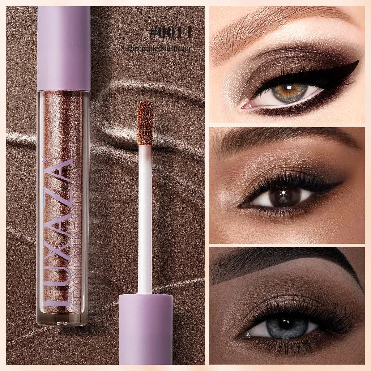 Magic Color Liquid Eyeshadow-01-Chipmunk Shimer