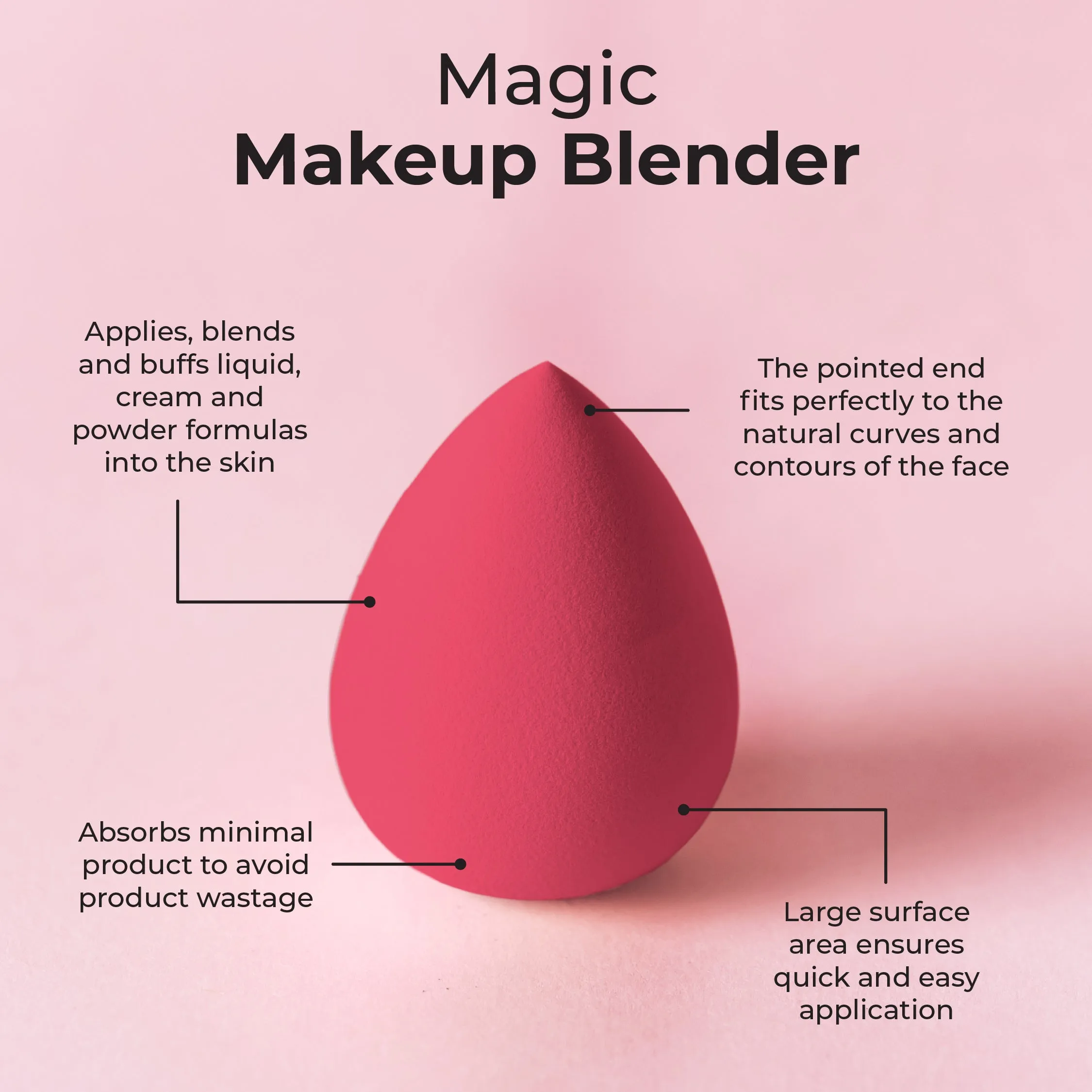 Magic Makeup Blender with Hard Case