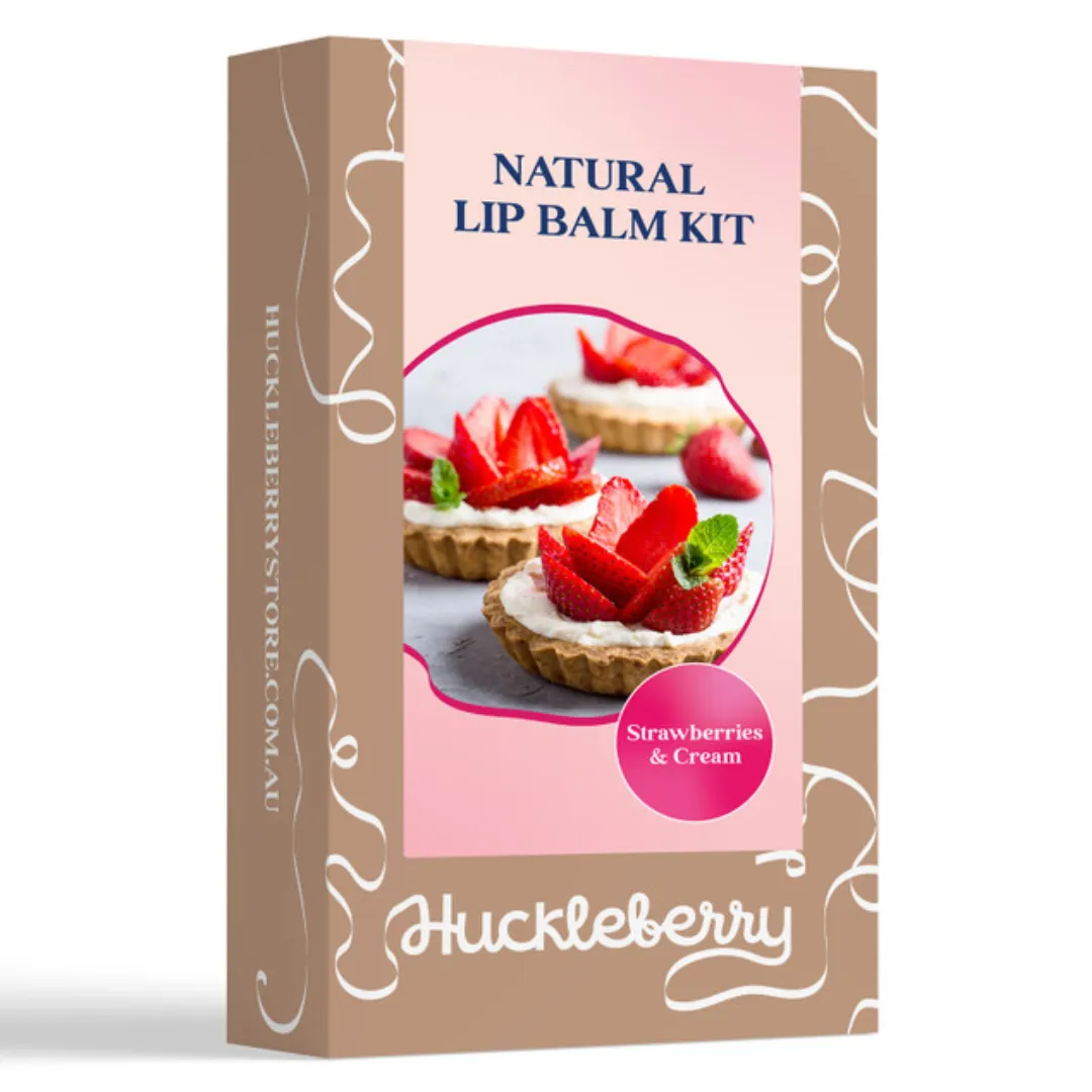 Make Your Own Lip Balm Kit - Strawberries & Cream