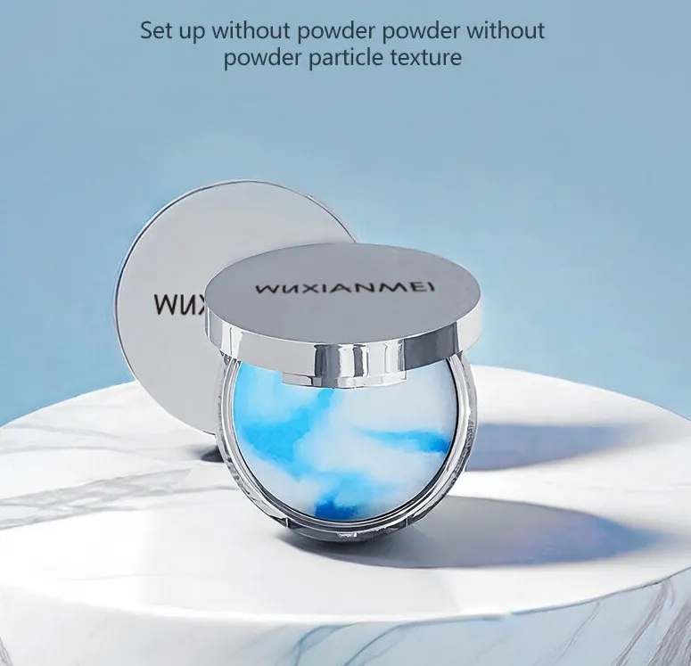 Makeup Long Lasting Setting Powder Pressed Cream Waterproof Colorless Matte Setting Pressing Powder Compact
