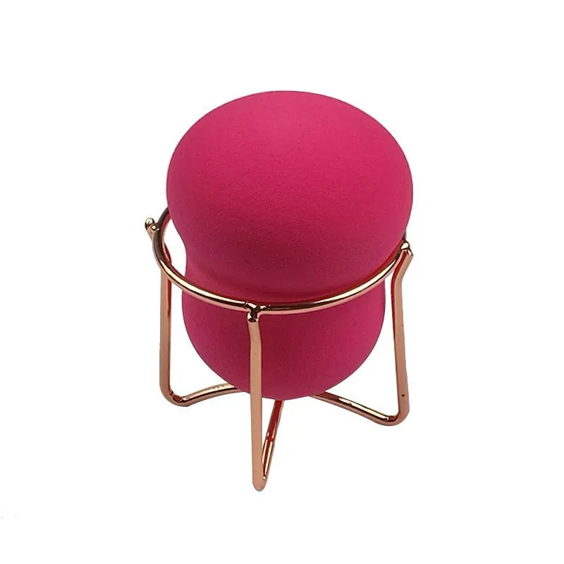Makeup Puff Rack Sponge Holder Beauty Makeup Powder Puff Blender Storage Rack Sponge Drying Stand Holder