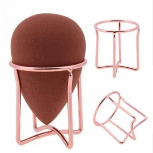 Makeup Puff Rack Sponge Holder Beauty Makeup Powder Puff Blender Storage Rack Sponge Drying Stand Holder