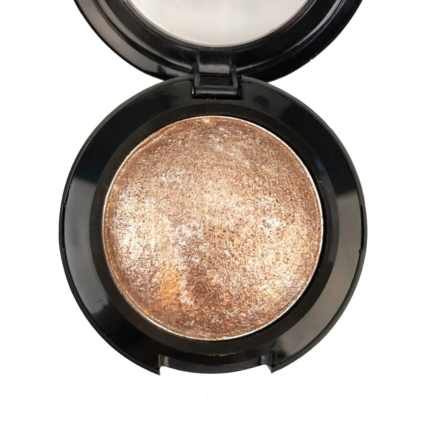 Mallofusa Single Color Baked Eye Shadow Palette Glitter Powder BrownCES3812