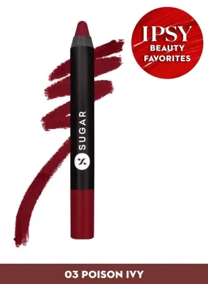 Matte As Hell Crayon Lipstick - 03 Poison Ivy