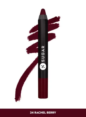 Matte As Hell Crayon Lipstick - 24 Rachel Berry