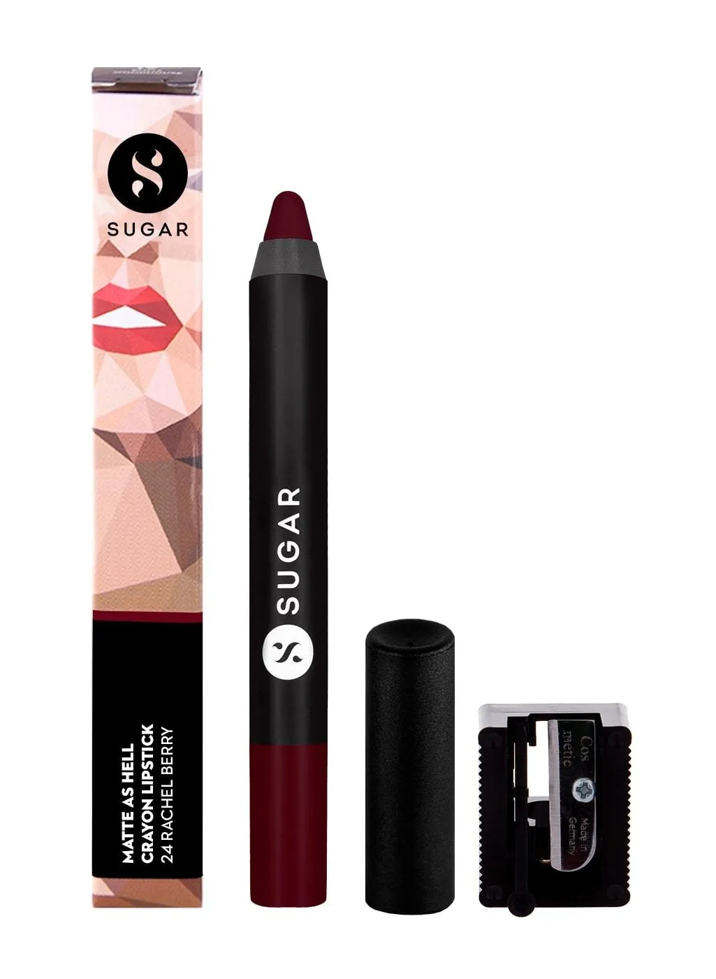 Matte As Hell Crayon Lipstick - 24 Rachel Berry