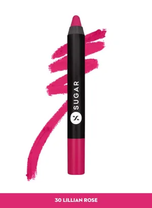 Matte As Hell Crayon Lipstick - 30 Lillian Rose