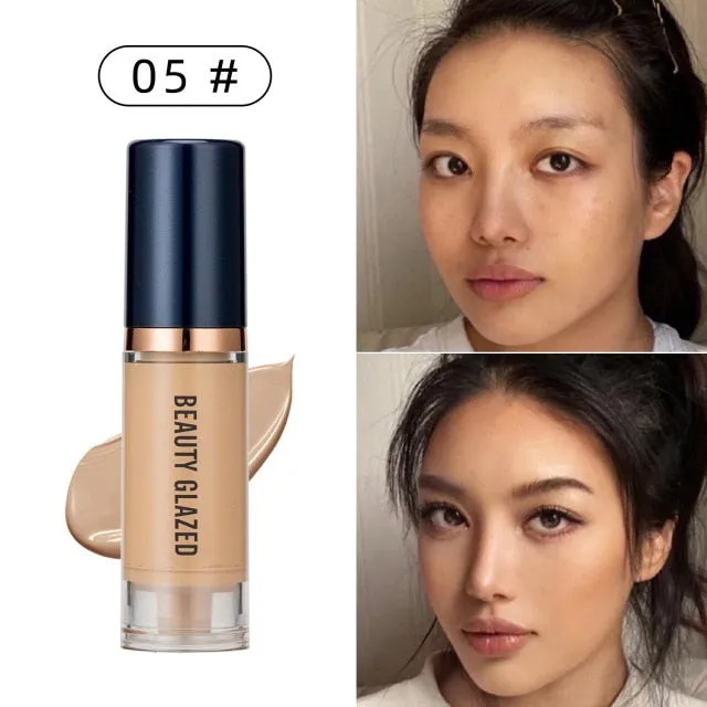 Matte Liquid Face Foundation Long Wear  Oil Control Foundation Full Coverage Concealer Foundation Waterproof Contour Makeup