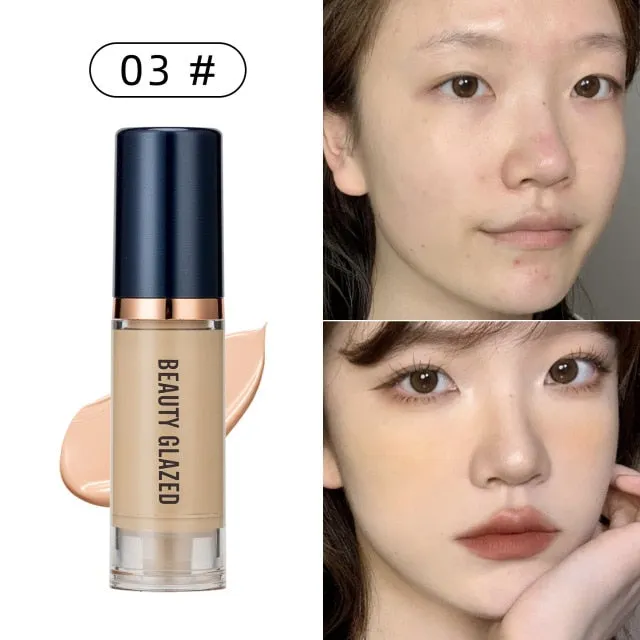 Matte Liquid Face Foundation Long Wear  Oil Control Foundation Full Coverage Concealer Foundation Waterproof Contour Makeup