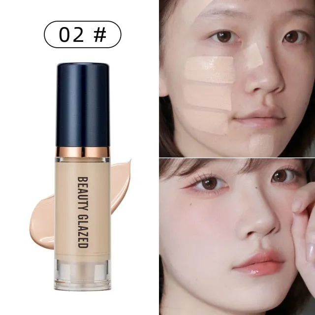 Matte Liquid Face Foundation Long Wear  Oil Control Foundation Full Coverage Concealer Foundation Waterproof Contour Makeup