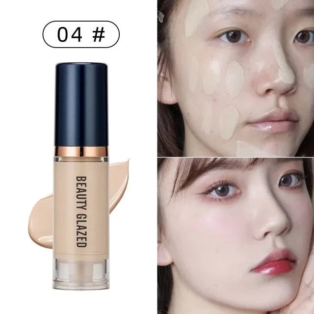 Matte Liquid Face Foundation Long Wear  Oil Control Foundation Full Coverage Concealer Foundation Waterproof Contour Makeup