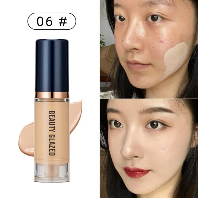 Matte Liquid Face Foundation Long Wear  Oil Control Foundation Full Coverage Concealer Foundation Waterproof Contour Makeup