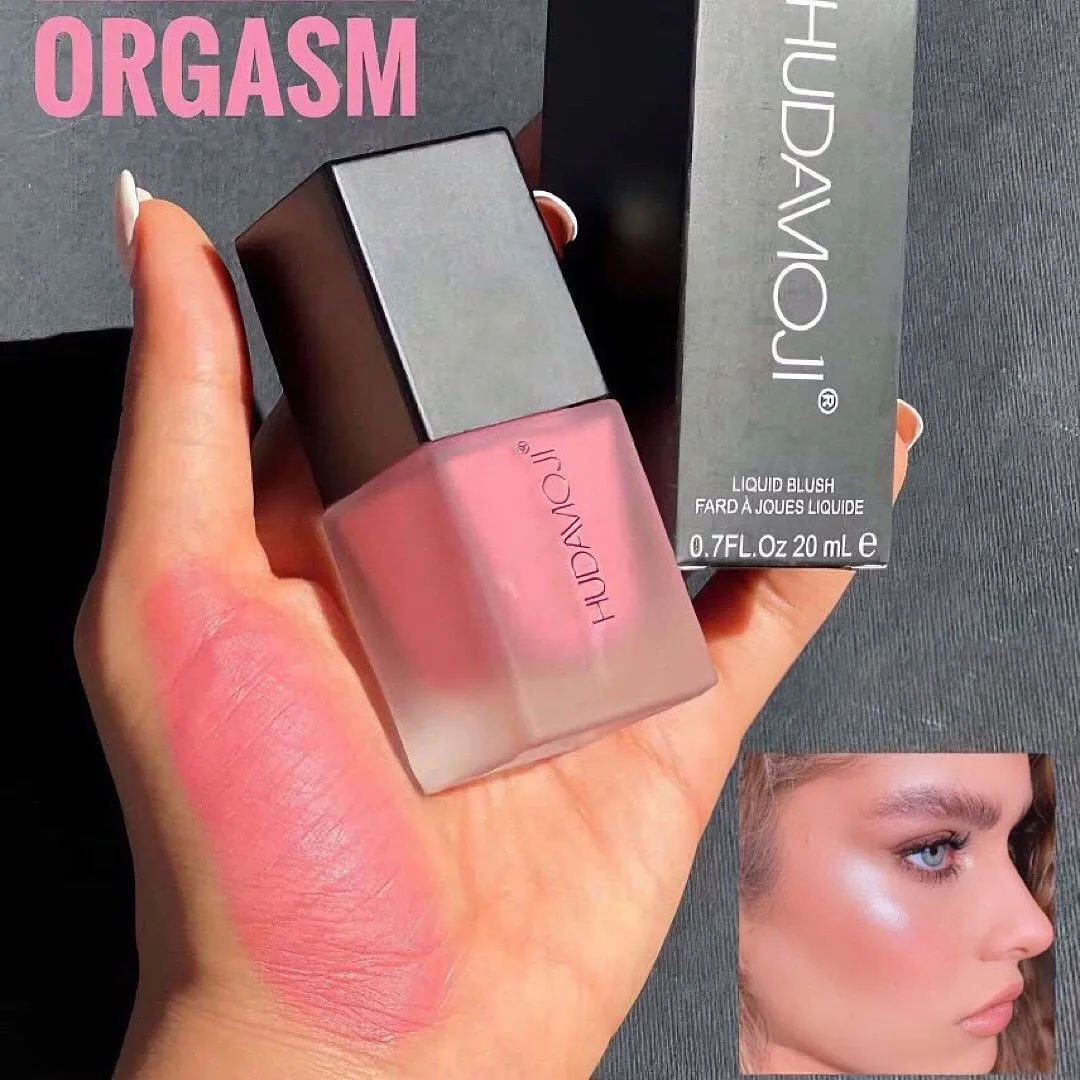 Matte Velvet Liquid Blush Waterproof Cheek Blusher Natural Lasting Moisturizer Gel Creamy Rouge Face Contouring Brightening Tone Blush