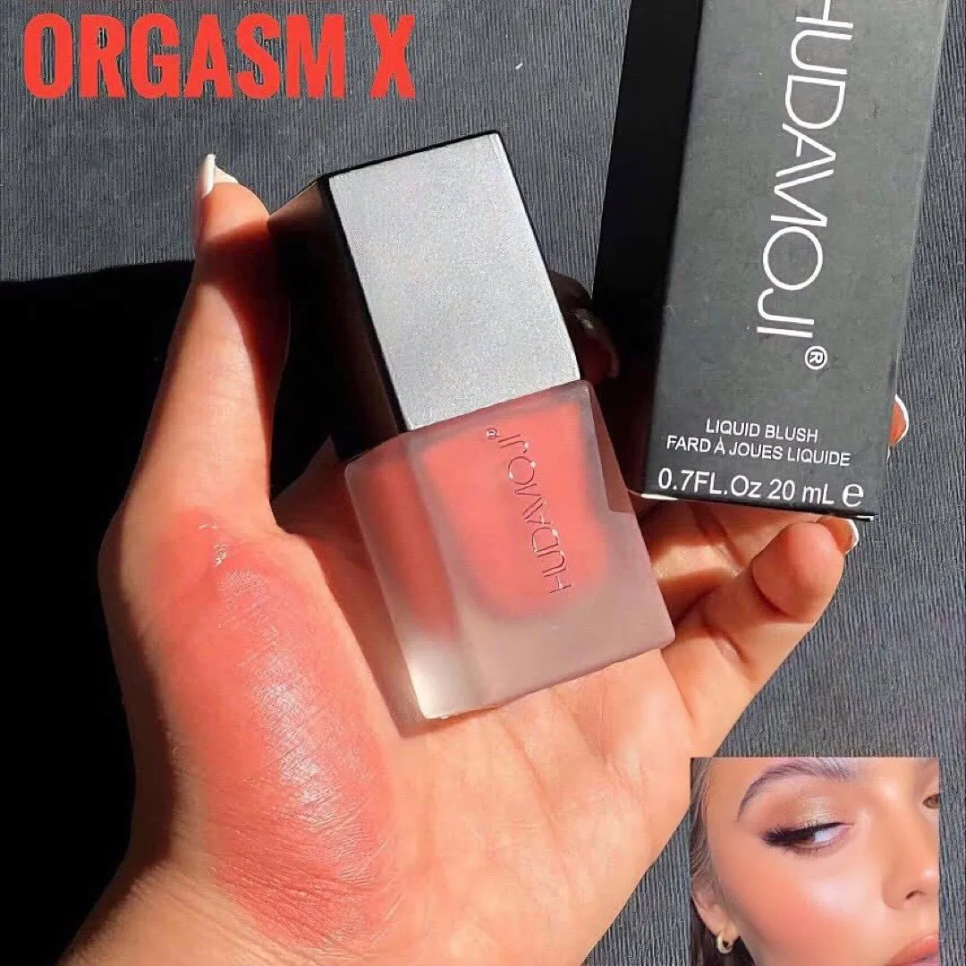 Matte Velvet Liquid Blush Waterproof Cheek Blusher Natural Lasting Moisturizer Gel Creamy Rouge Face Contouring Brightening Tone Blush