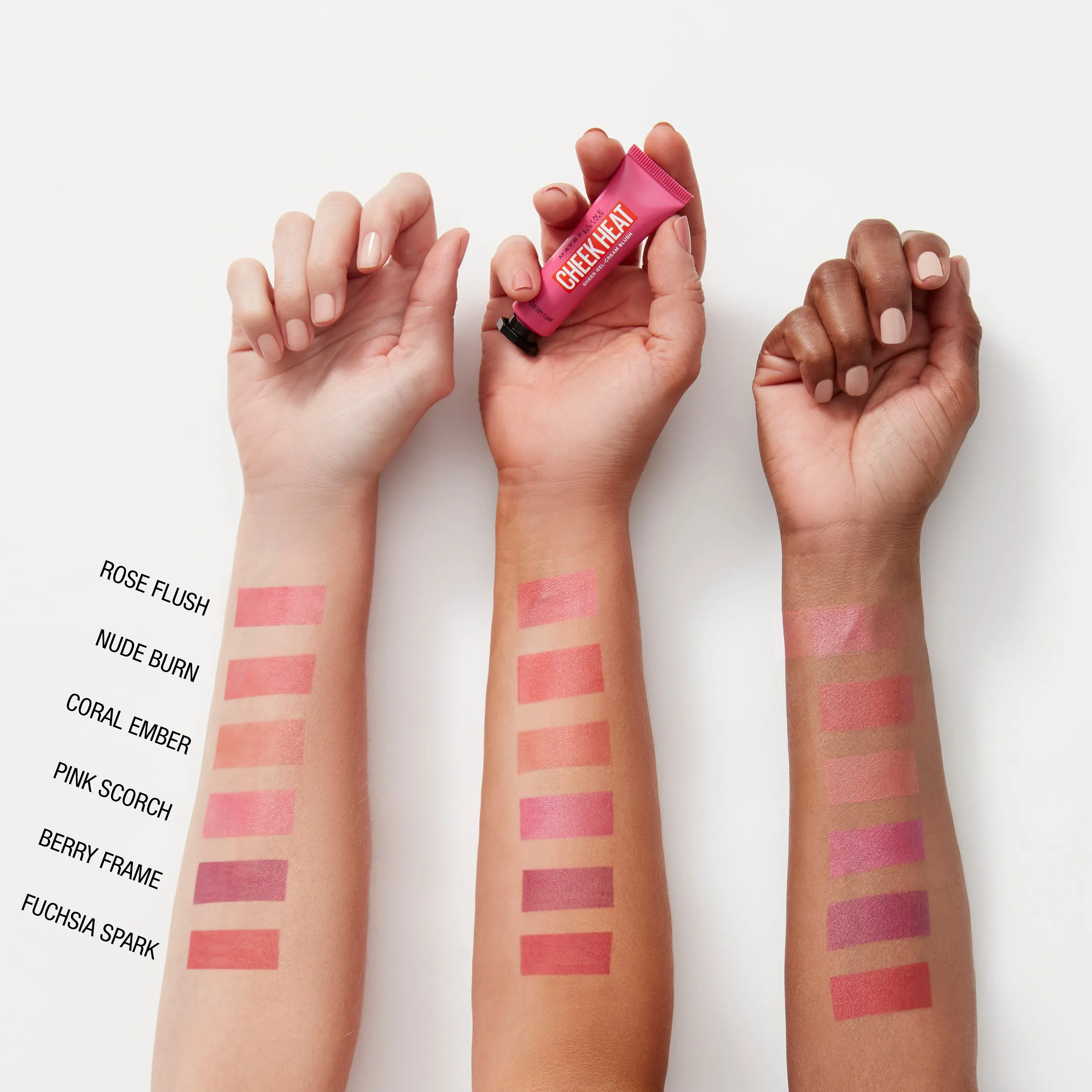 Maybelline Cheek Heat Gel Cream Blush - Fuchsia Spark