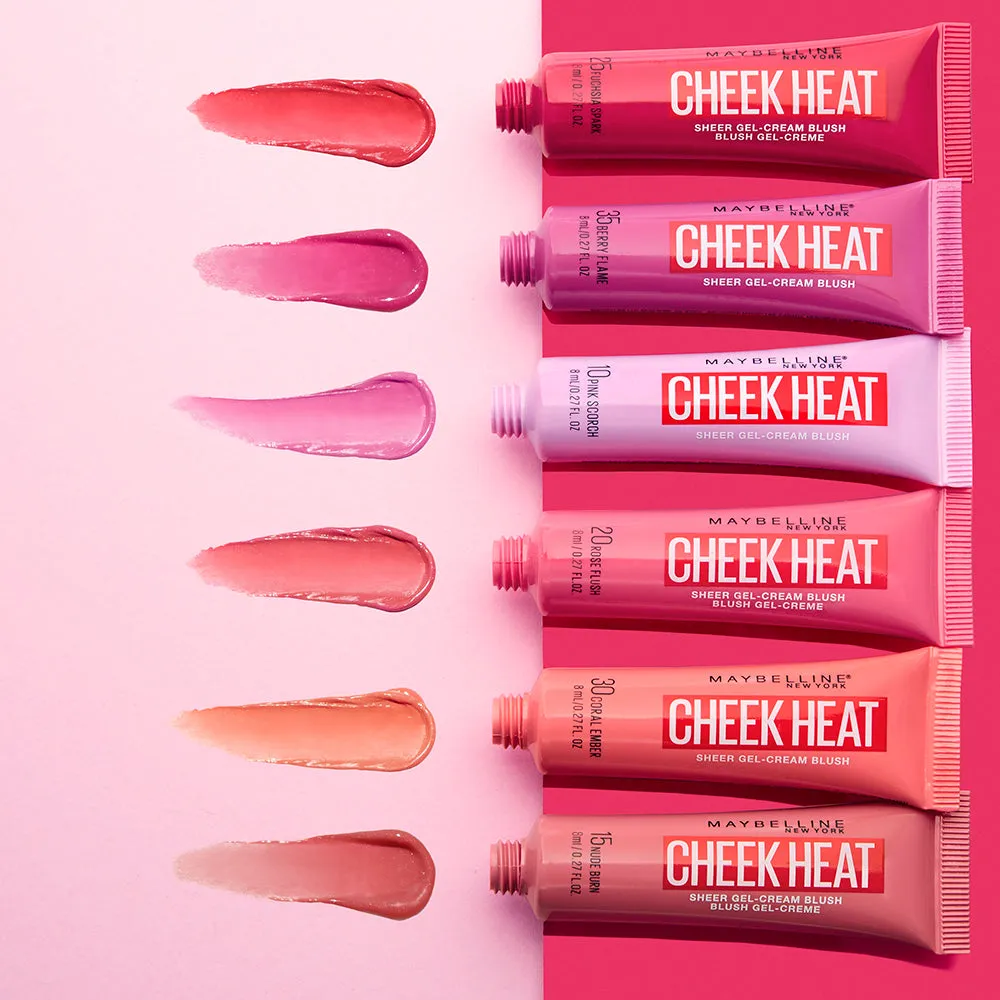 Maybelline Cheek Heat Gel Cream Blush - Fuchsia Spark