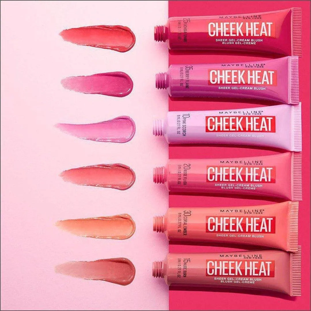 Maybelline Cheek Heat Gel Cream Blush Scorch U 8 ml
