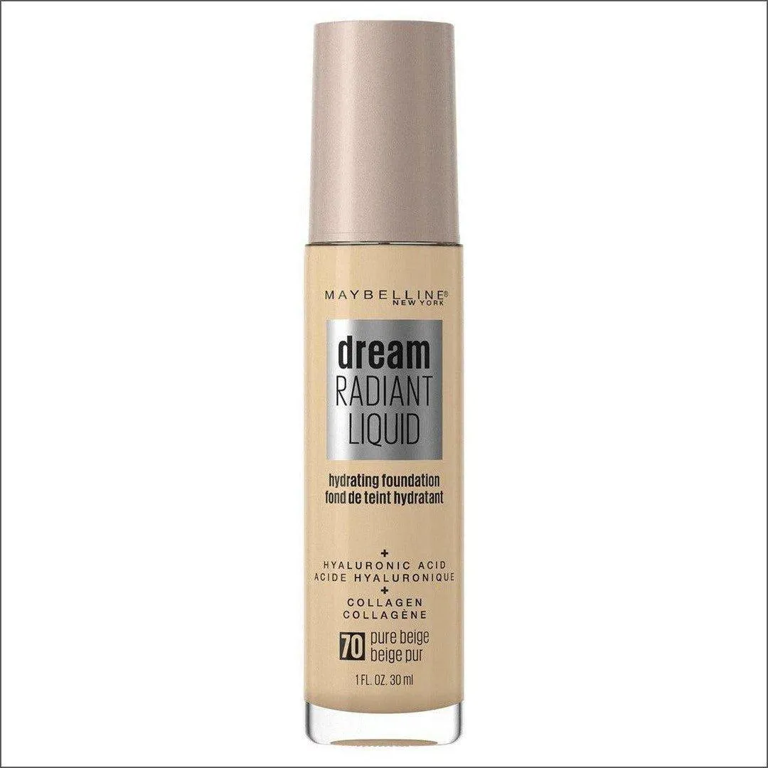 Maybelline Dream Radiant Liquid Hydrating Foundation - Pure Beige 70 30ml