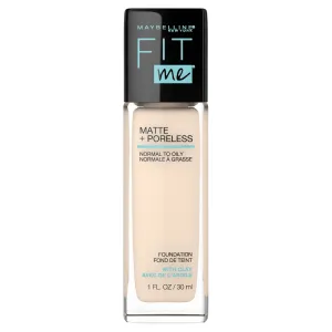 Maybelline Fit Me Matte & Poreless Mattifying Liquid Foundation - Porcelain 110