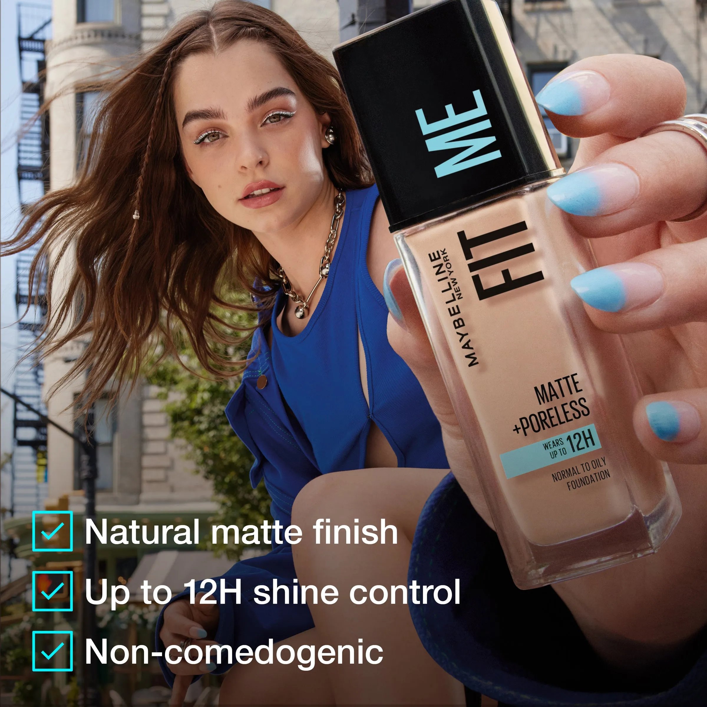 Maybelline Fit Me Matte & Poreless Mattifying Liquid Foundation - Pure Beige 235