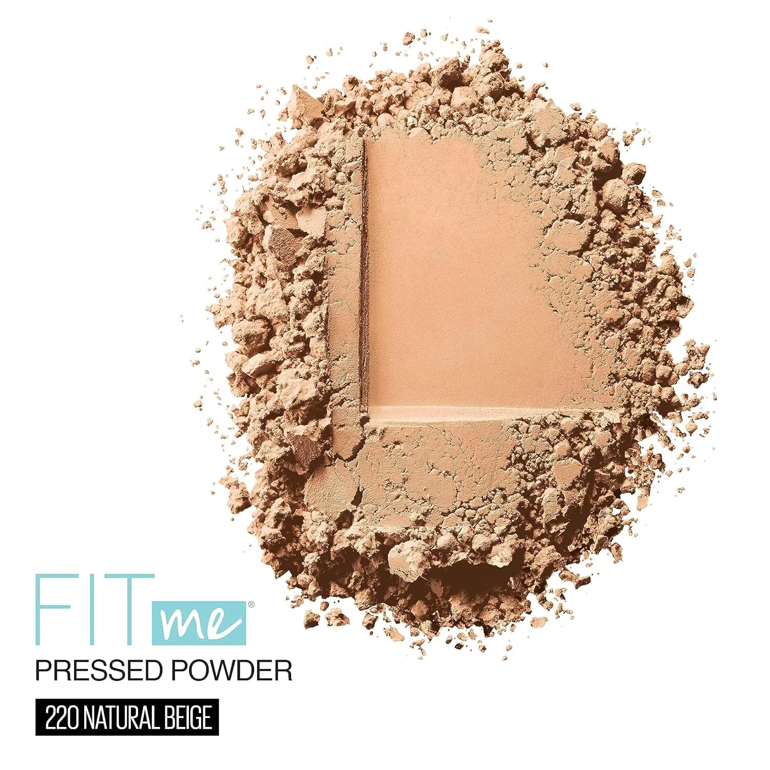 Maybelline Fit Me Matte   Poreless Pressed Face Powder Makeup & Setting Powder, Natural Beige, 1 Count