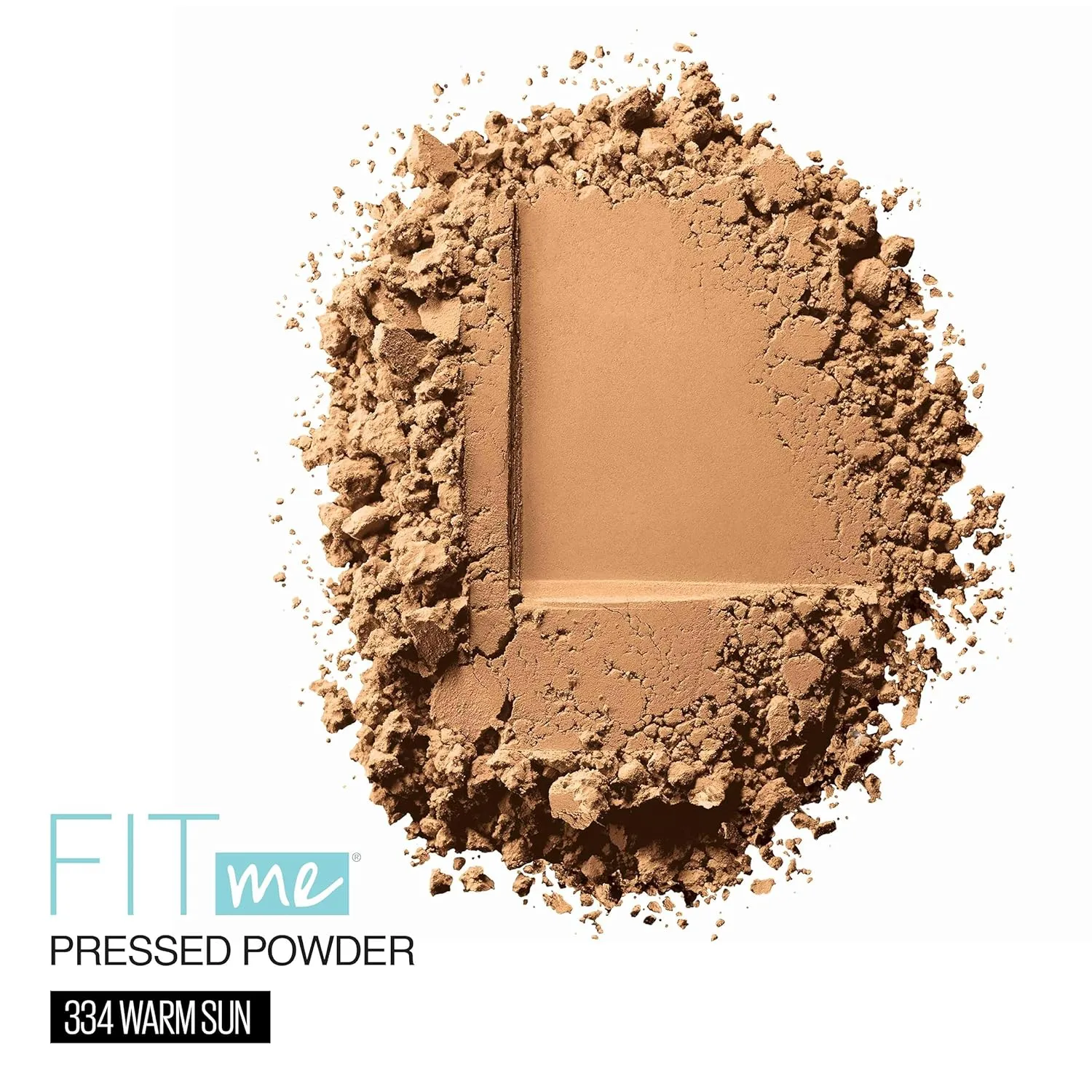 Maybelline Fit Me Matte   Poreless Pressed Face Powder Makeup & Setting Powder, Warm Sun, 1 Count