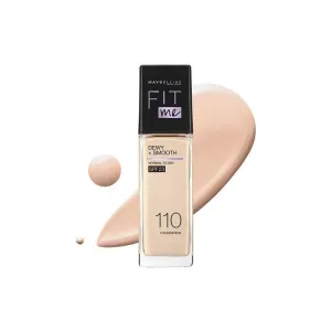 Maybelline New Fit Me Dewy   Smooth Liquid Foundation SPF 23 - 110 Porcelain